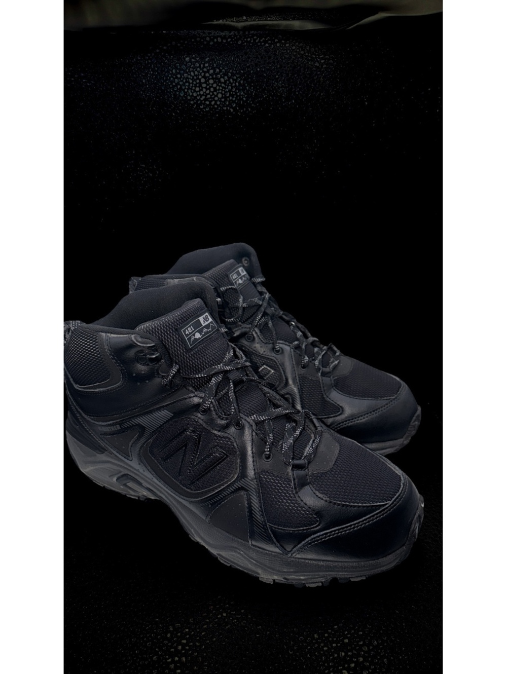 New Balance Waterproof Black Hiking Boots with CUSH+ Technology